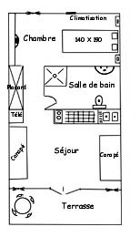 plan du bungalow